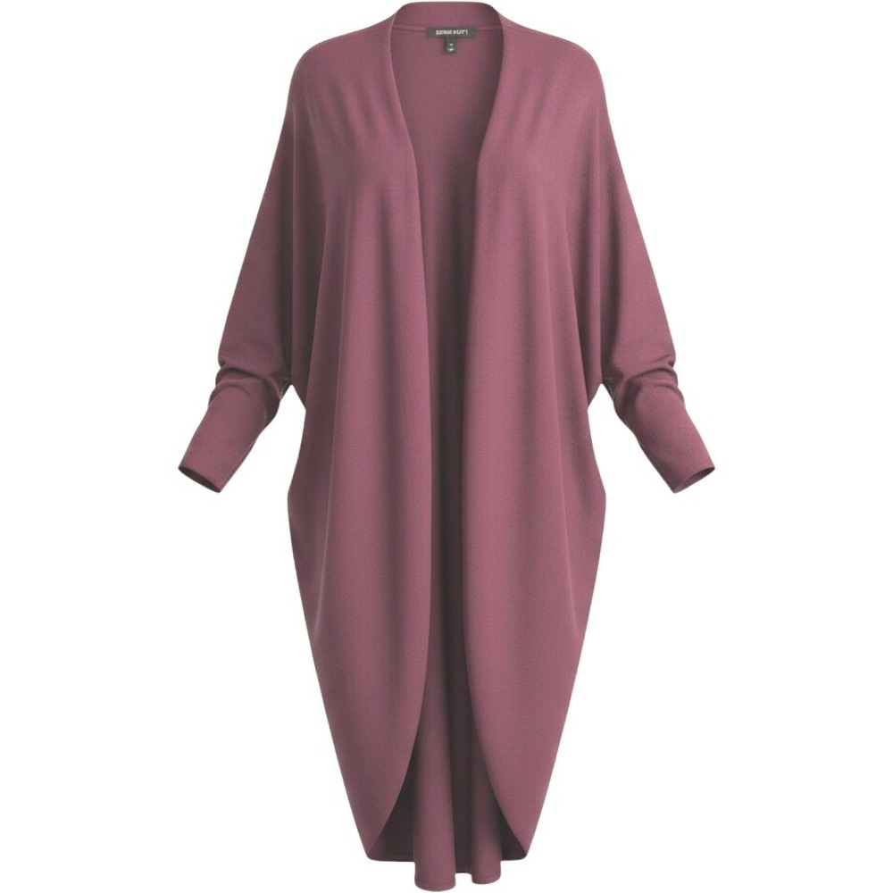 Fall Basic Brick Red Cocoon Cardigan Open Front Dolman Sleeve Torrid Plus Size 3